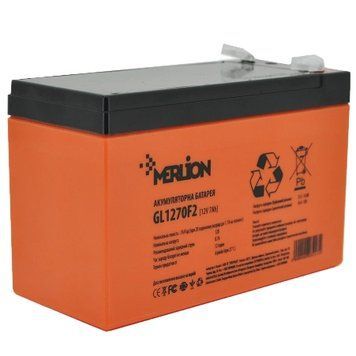 MERLION GL1270F2 7A&bull;г 12В Свинцево-кислотна акумуляторна батарея 99-00020756 фото