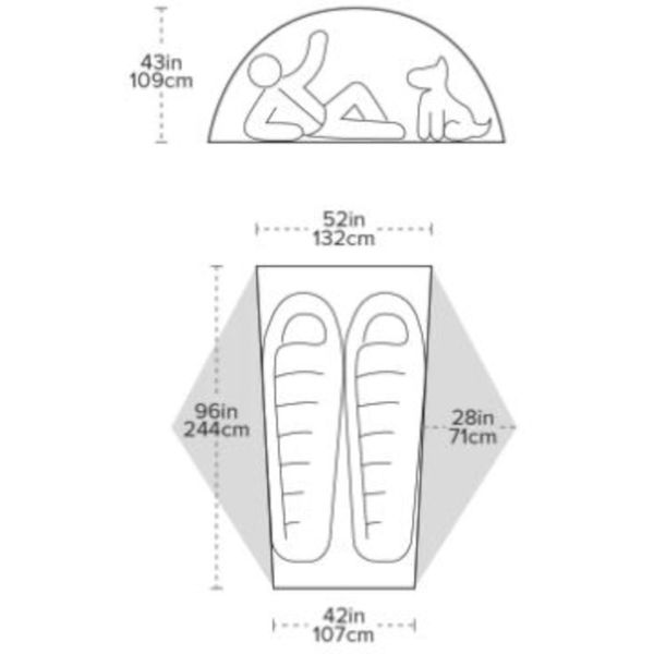 Намет Big Agnes Copper Spur HV UL2 Long 021.0176 фото