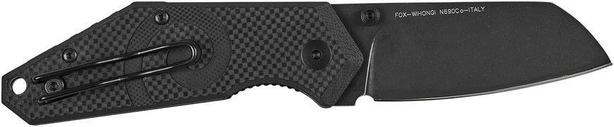 Ніж Fox Kea BB Black Blade G-10 Чорний FX-650 17530644 фото