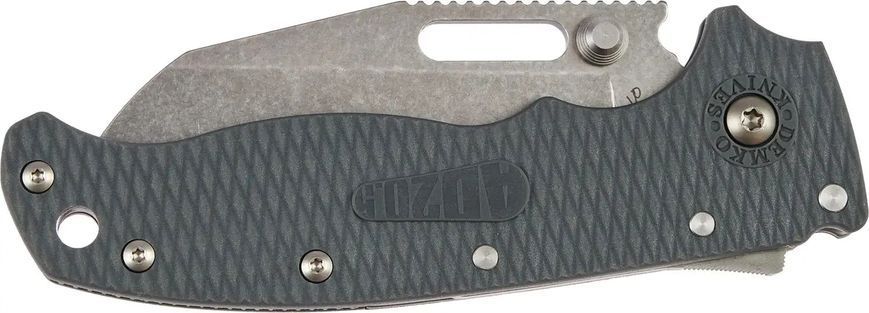 Нож Demko AD20.5 Shark Foot AUS10A Grey Grivory 205-10A-SFGRY 9900001 фото
