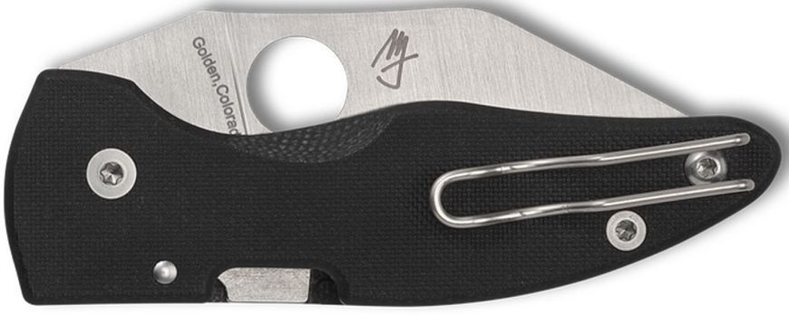 Ніж Spyderco Microjimbo Black C264GP 871642 фото