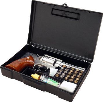 Кейс MTM Handgun Storage Box 804 для пистолета с отсеком под патроны 24,9x16x5,1 см Черный 17730878 фото