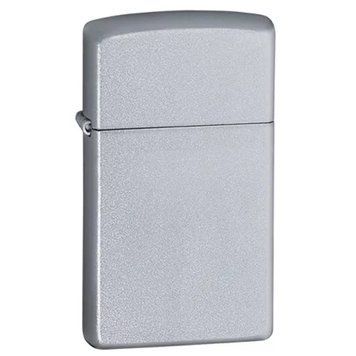 Запальничка Zippo 1605 SLIM SATIN CHROME - вузька 77890039 фото