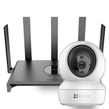 Ezviz CS-H6c (4MP,W1) + Reyee RG-EW1300G Комплект 99-10026842 фото
