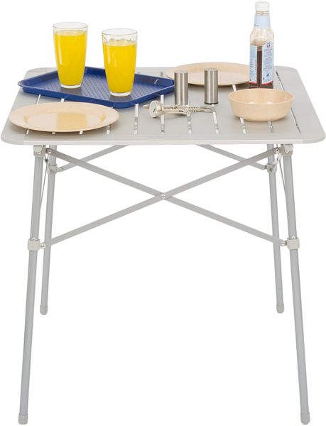 Стіл розкладний Highlander Aluminium Slat Folding Table Small Silver (FUR073) 925474 фото