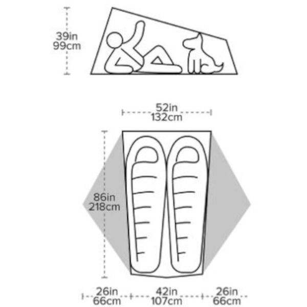 Намет Big Agnes Tiger Wall UL2 light 021.0054 фото