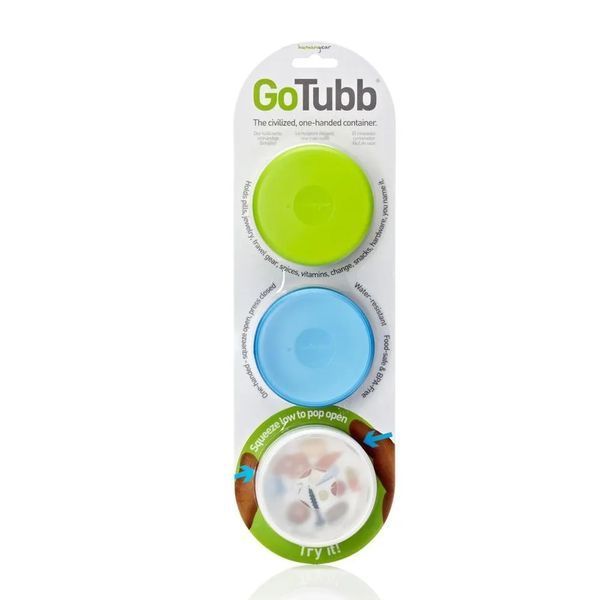 Набір контейнерів Humangear GoTubb 3-Pack Medium 022.0046 фото