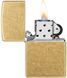 Запальничка Zippo Regular Street Brass Золотиста 48267 V77550534 фото 3