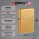 Запальничка Zippo Regular Street Brass Золотиста 48267 V77550534 фото 4