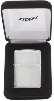 Срібна Запальничка Zippo Brushed Sterling Silver срібло 925 проби, оксамитова коробочка 13 V77554047 фото