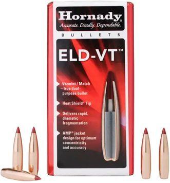 Куля Hornady ELD-VT калібр .30 (.308) маса 174 гр (11.28 г) 100 шт 23704468 фото