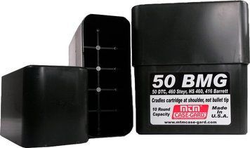 Коробка MTM 50 BMG Slip-Top на 10 патронів калібр 50 BMG Чорна BMG10-40 17730855 фото