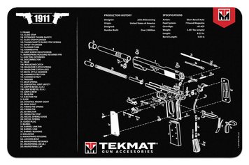 Коврик настольный для чистки оружия Tekmat 1911 28x43 см 5520001 фото