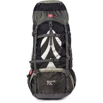 Рюкзак туристичний Naturehike NH70B070-B, 70 л + 5 л, чорно-сірий 62908 фото