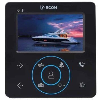 BCOM BD-480 Black Відеодомофон 99-00018845 фото