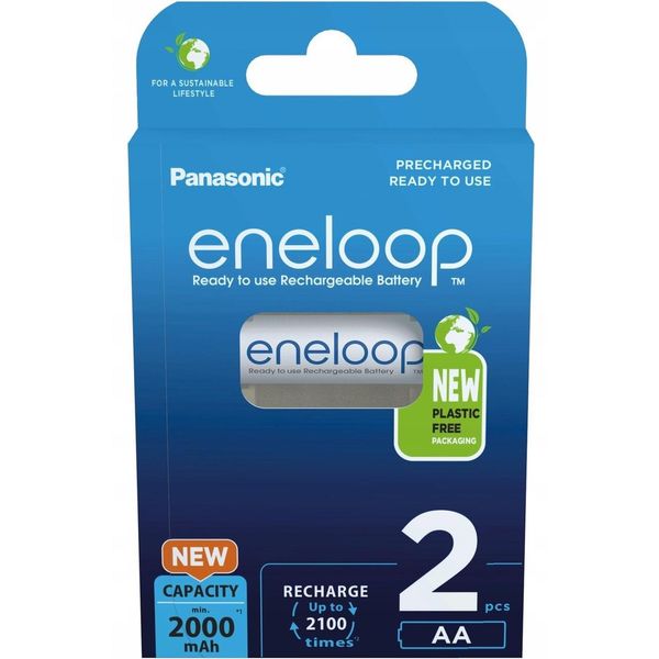 Акумулятор Panasonic Eneloop Pro AA 2000 2BP mAh NI-MH (2 шт. в пакованні) 39920045 фото