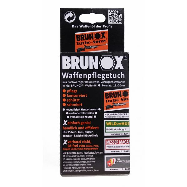 Brunox Gun Care серветки для догляду за зброєю 5шт у коробці 41408 фото