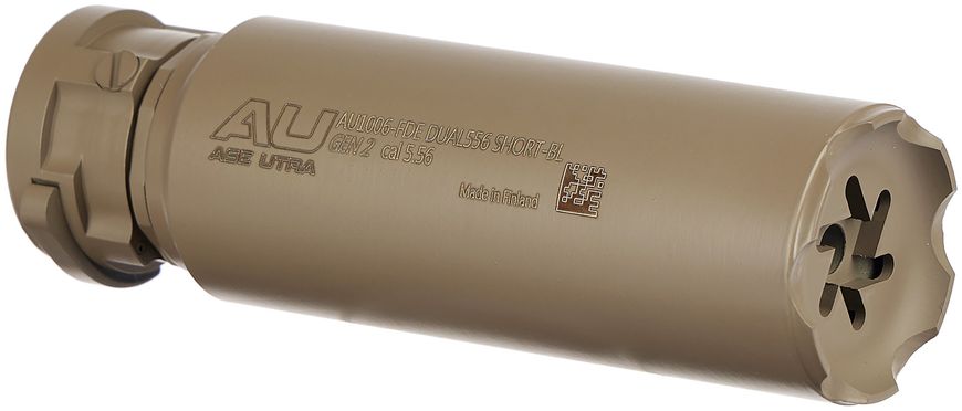 Саундмодератор Ase Utra DUAL556 Short-BL Gen 2 FDE, калибр 223 Rem Резьба - BoreLock FDE 36740424 фото