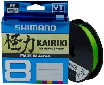 Шнур Shimano Kairiki 8 PE (Mantis Green) 150 м 0,19 мм 12,0 кг 59WPLA58R04 22669693 фото