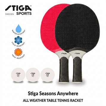 Набір для настільного тенісу Stiga Seasons Anywhere 2 Bats 3 Balls (1210-0122-01-2) 932418 фото