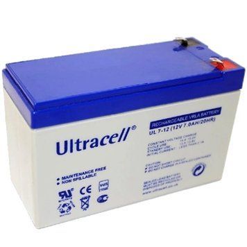 Ultracell UL7-12 7A&bull;г 12В Свинцево-кислотна акумуляторна батарея 99-00020760 фото