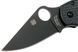 Ніж Spyderco Para 3 Lightweight Black Blade C223PBBK 871383 фото 4