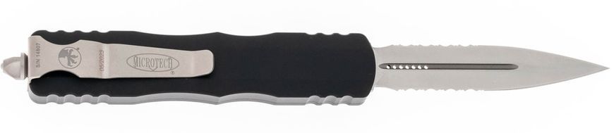 Ніж Microtech Dirac D/E Apocalyptic Black 225-11AP Напівсерейтор 14090803 фото