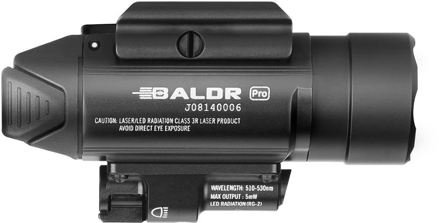 Ліхтар із ЛЦУ Olight Baldr Pro Black Зелений ЛЦУ Baldr Pro G (1350 Lm) 23703147 фото