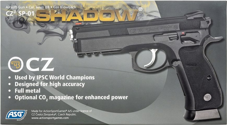 Пистолет страйкбольный ASG CZ SP-01 Shadow Combi калибр 6 мм 23704140 фото