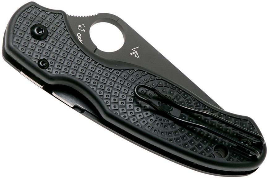 Ніж Spyderco Para 3 Lightweight Black Blade C223PBBK 871383 фото