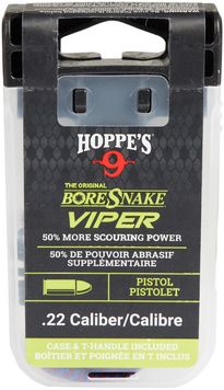 Протяжка для пістолета Hoppe`s Bore Snake Viper для калібру 22 LR (5,6 мм) з бронзовими йоржами. 23703742 фото