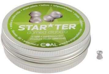 Кулі пневматичні Coal Starter Domed калібр 4,5 мм 0,52 г 500 шт/уп 39840016 фото