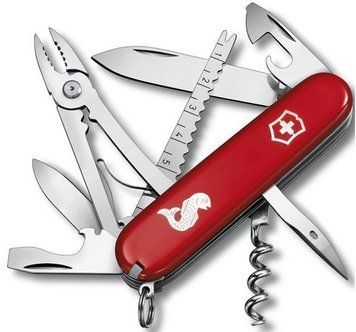 Швейцарський ніж Victorinox Angler Червоний (1.3653.72) V77553536 фото