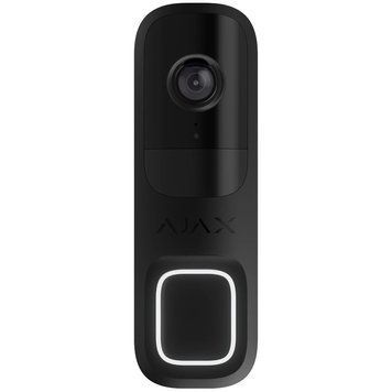 Ajax Doorbell black RAL 9005 Відеодзвінок 99-10024637 фото