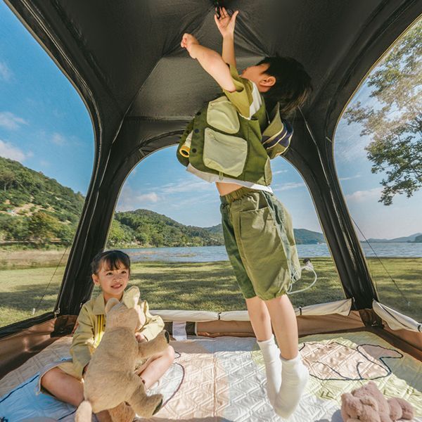 Намет тримісний автоматичний із тентом Naturehike Ango CNK2550WS010, S, Коричневий 6927595785560 100000338 фото