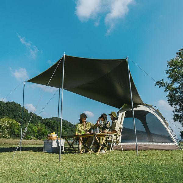 Намет тримісний автоматичний із тентом Naturehike Ango CNK2550WS010, S, Коричневий 6927595785560 100000338 фото