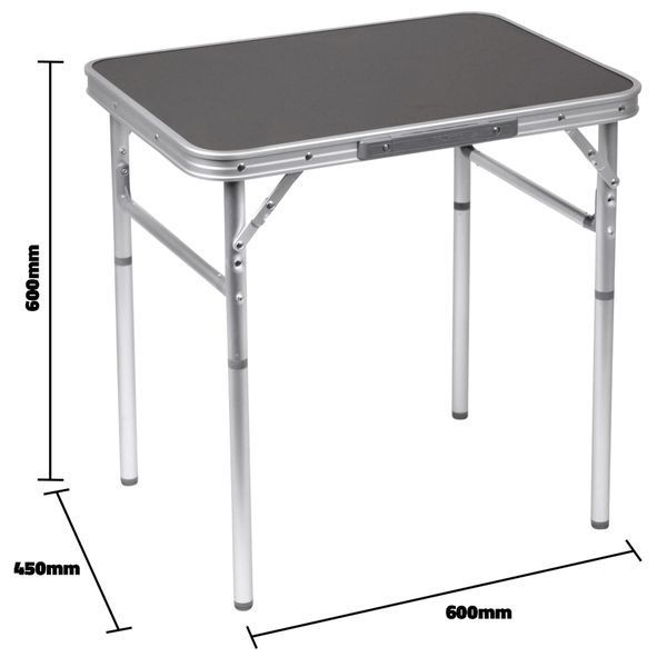 Стол Bo-Camp 60x45 cm Grey (1404385) DAS303271 фото