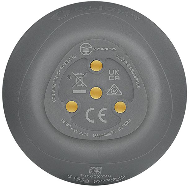 Фонарь Olight Obulb Pro S Grey (240 Lm) 0.0008.0050 23704241 фото