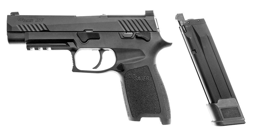 Страйкбольний пістолет Sig Sauer Air ProForce P320-M17 CO2 калібр 6 мм ВВ Black 16250216 фото