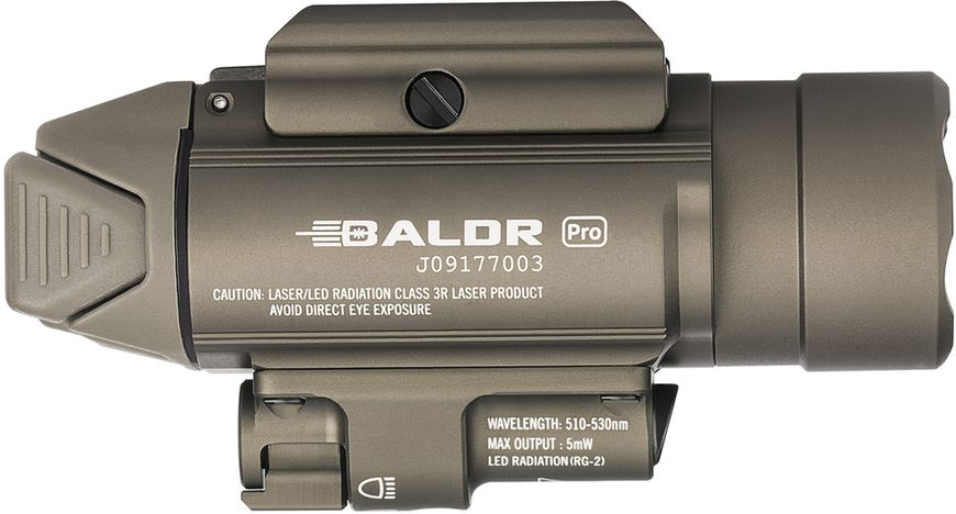 Ліхтар із ЛЦУ Olight Baldr Pro Desert Tan Зелений ЛЦУ Baldr Pro G DT (1350 Lm) 23703148 фото