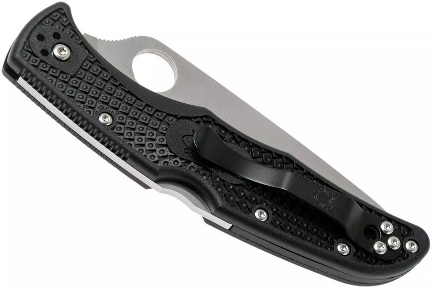 Ніж Spyderco Endura 4 Black FRN flat ground C10FPBK 871185 фото