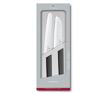 Набір ножів сантоку+хлібний Victorinox Swiss Modern 6.9093.22G 4008142 фото