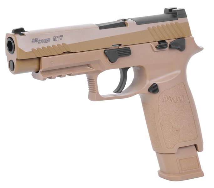 Пистолет страйкбольный Sig Sauer Air ProForce P320-M17 CO2 калибр 6 мм ВВ Tan 16250215 фото