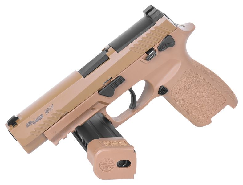 Страйкбольний пістолет Sig Sauer Air ProForce P320-M17 CO2 калібр 6 мм ВВ Tan 16250215 фото