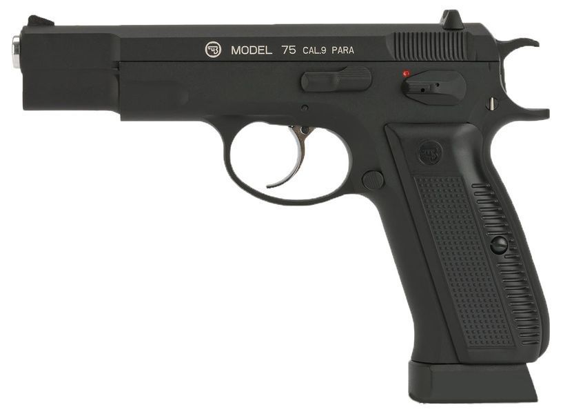 Пистолет пневматический ASG CZ 75 Blowback BB калибр 4,5 мм Корпус - пластик 23702881 фото