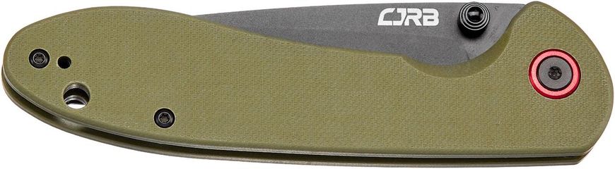 Нож CJRB Feldspar Black Blade G-10 Green Олива J1912-BGNF 27980304 фото