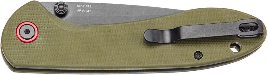 Нож CJRB Feldspar Black Blade G-10 Green Олива J1912-BGNF 27980304 фото