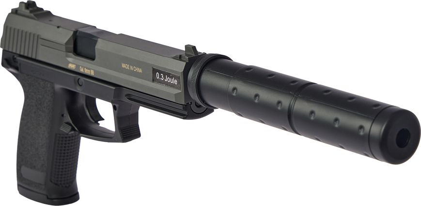 Пистолет страйкбольный ASG DL 60 SOCOM калибр 6 мм Black 23704343 фото