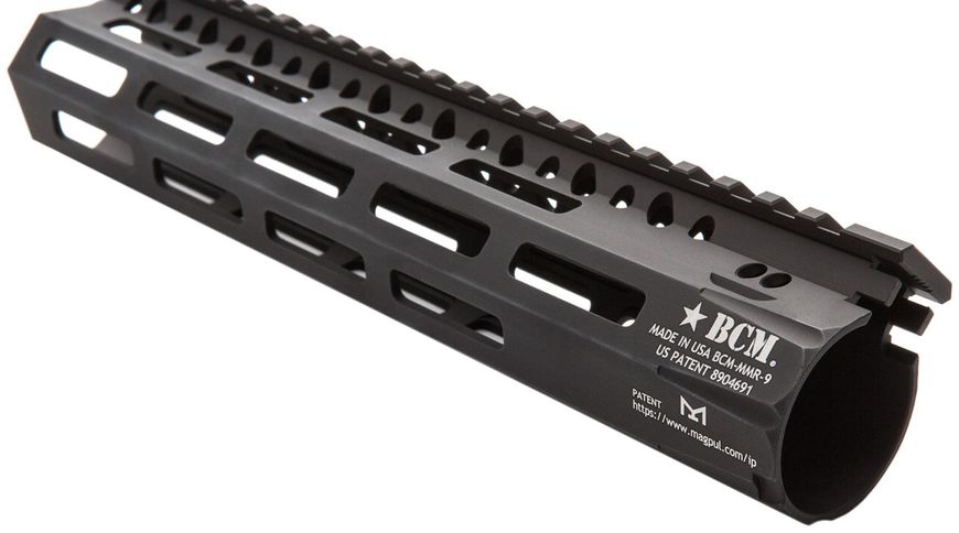 Цевье BCM MCMR-9 (M-LOK Compatible Modular Rail) Black + Крепление под QD антабку BCM-MCMR-9-556-BLK 15120245 фото