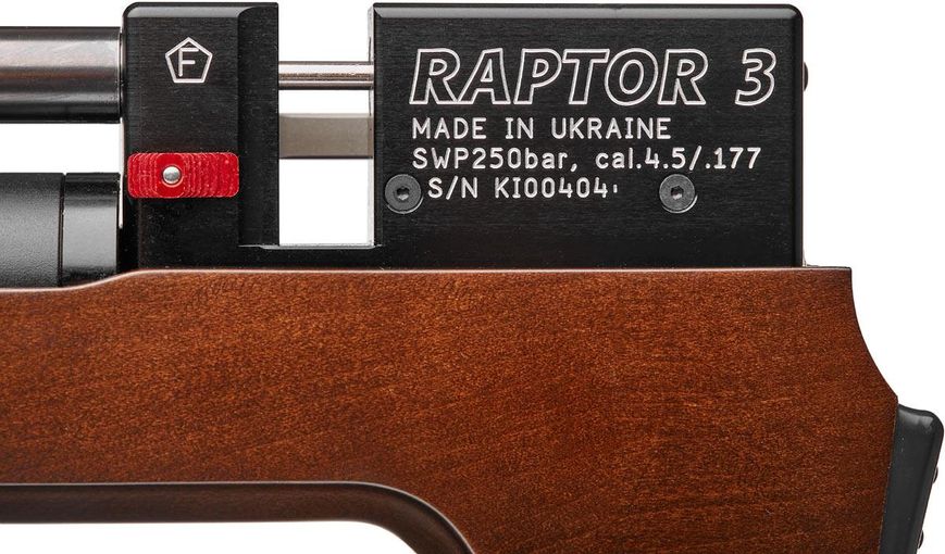 Гвинтівка пневматична Raptor 3 Long HP PCP кал. 4.5 мм. M-LOK. Коричневий (чохол у комплекті) 39930086 фото